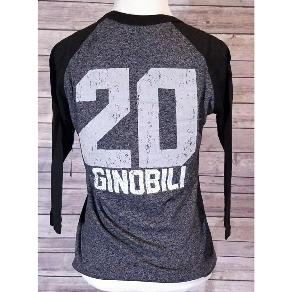 NBA San Antonio Spurs Ginobili #20 Jersey Tee NWT